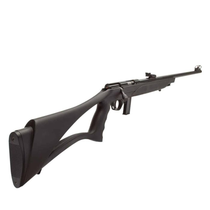 Rifle CBC Bolt Action 8122 Cal .22LR - Coronha Thumbhole Vazada Preta - Cano 23" - Image 2