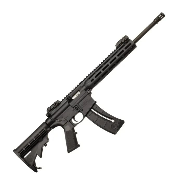 Rifle Smith & Wesson M&P 15-22 Sport - Cal .22LR - Oxidado Coronha Polimero Retrátil -  Cano 16,5"